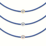 Armband med blå diamantsträng