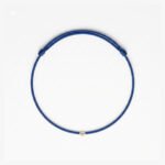 Bracciale con fili di diamanti blu