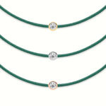 Grönt diamantarmband