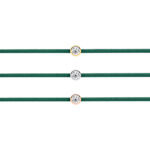 Green Diamond String Bracelet