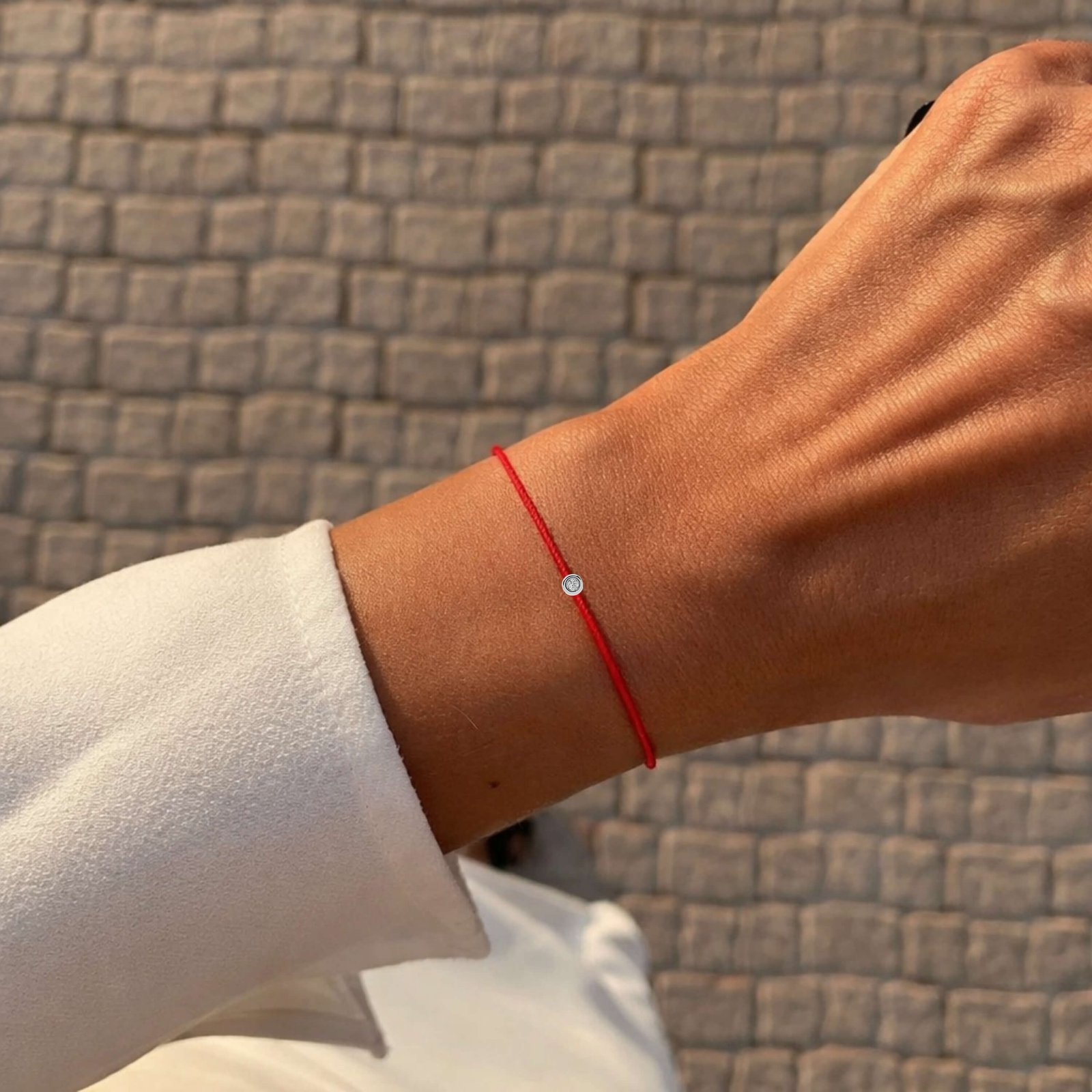 Red Diamond String Bracelet