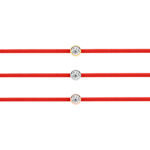 Red Diamond String Bracelet