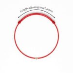 Rotes Diamant-Fadenarmband