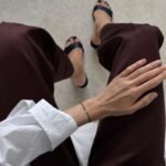 Zwarte Diamant String Armband