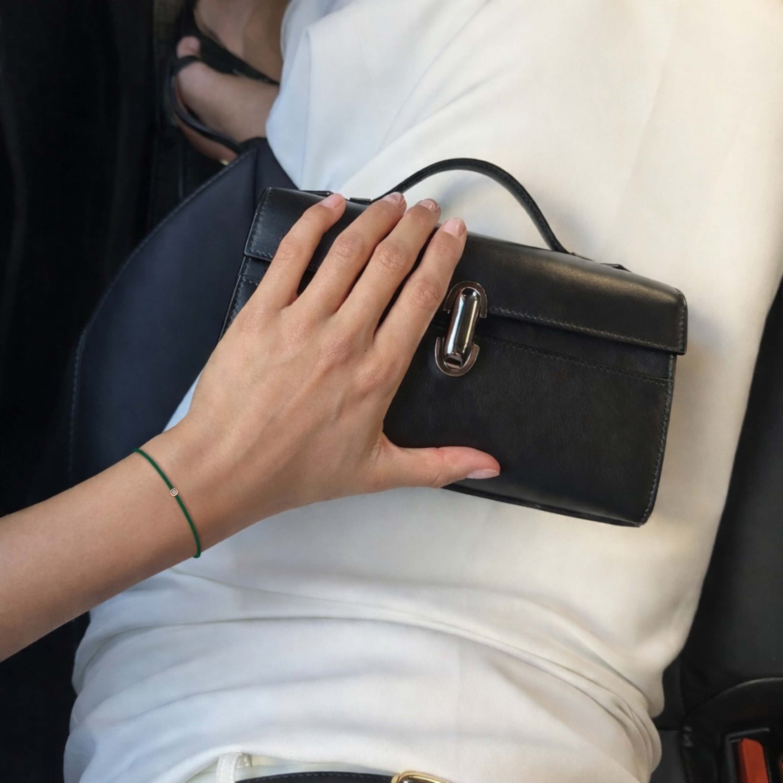 Green Diamond String Bracelet