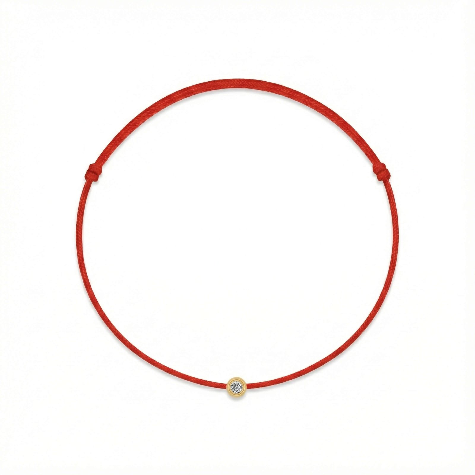 Red Diamond String Bracelet