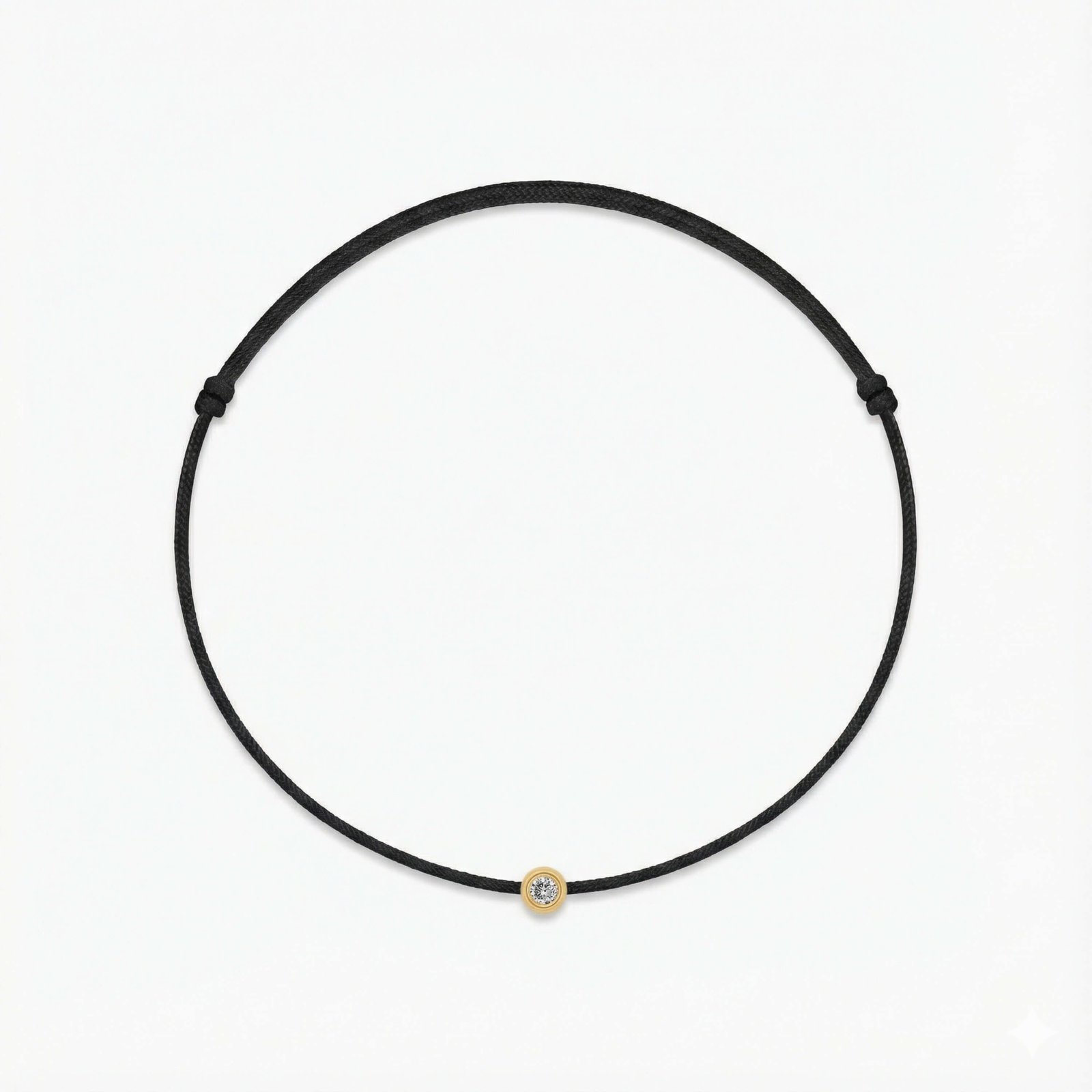 Black Diamond String Bracelet