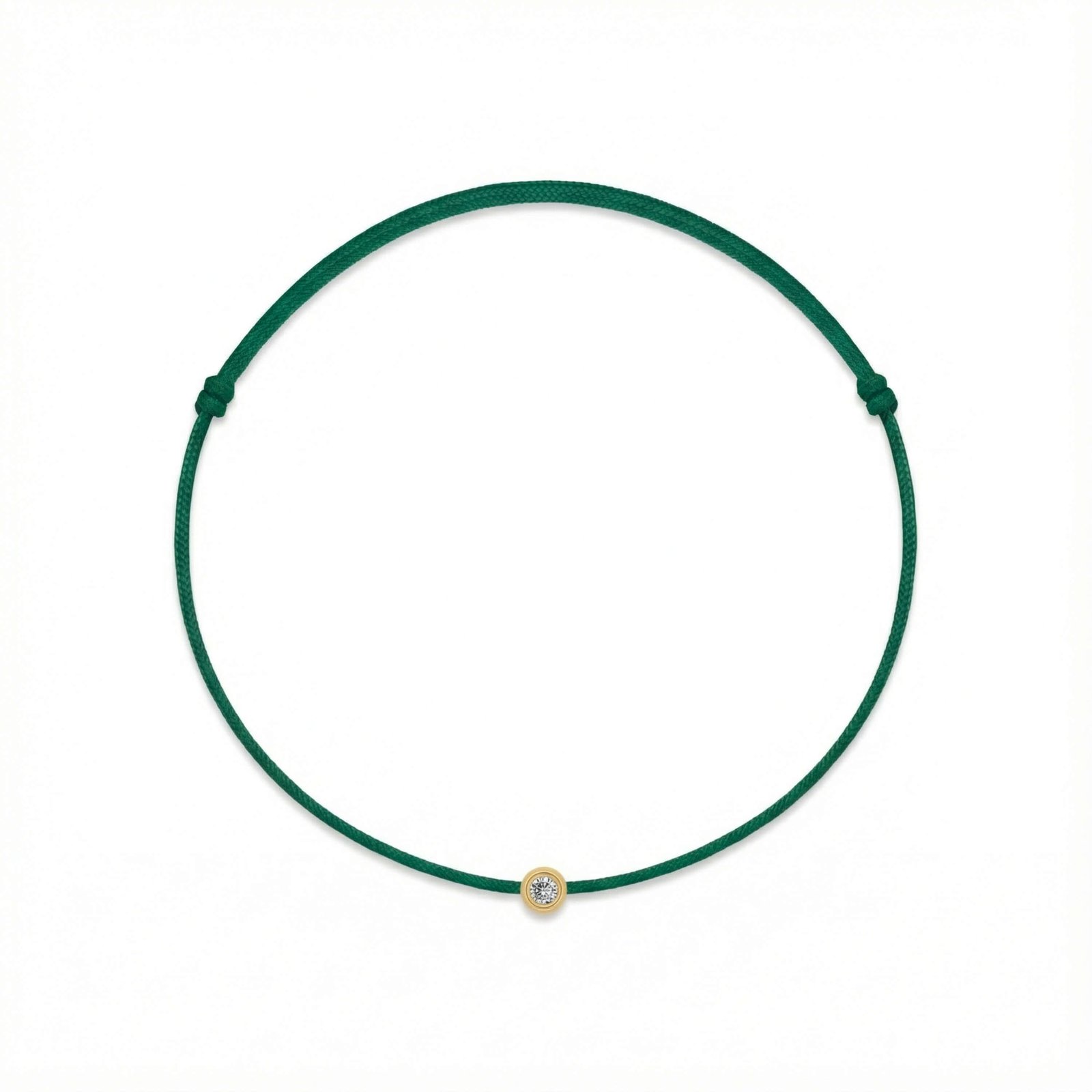 Green Diamond String Bracelet