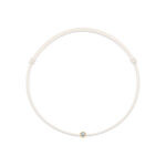 White Diamond String Bracelet