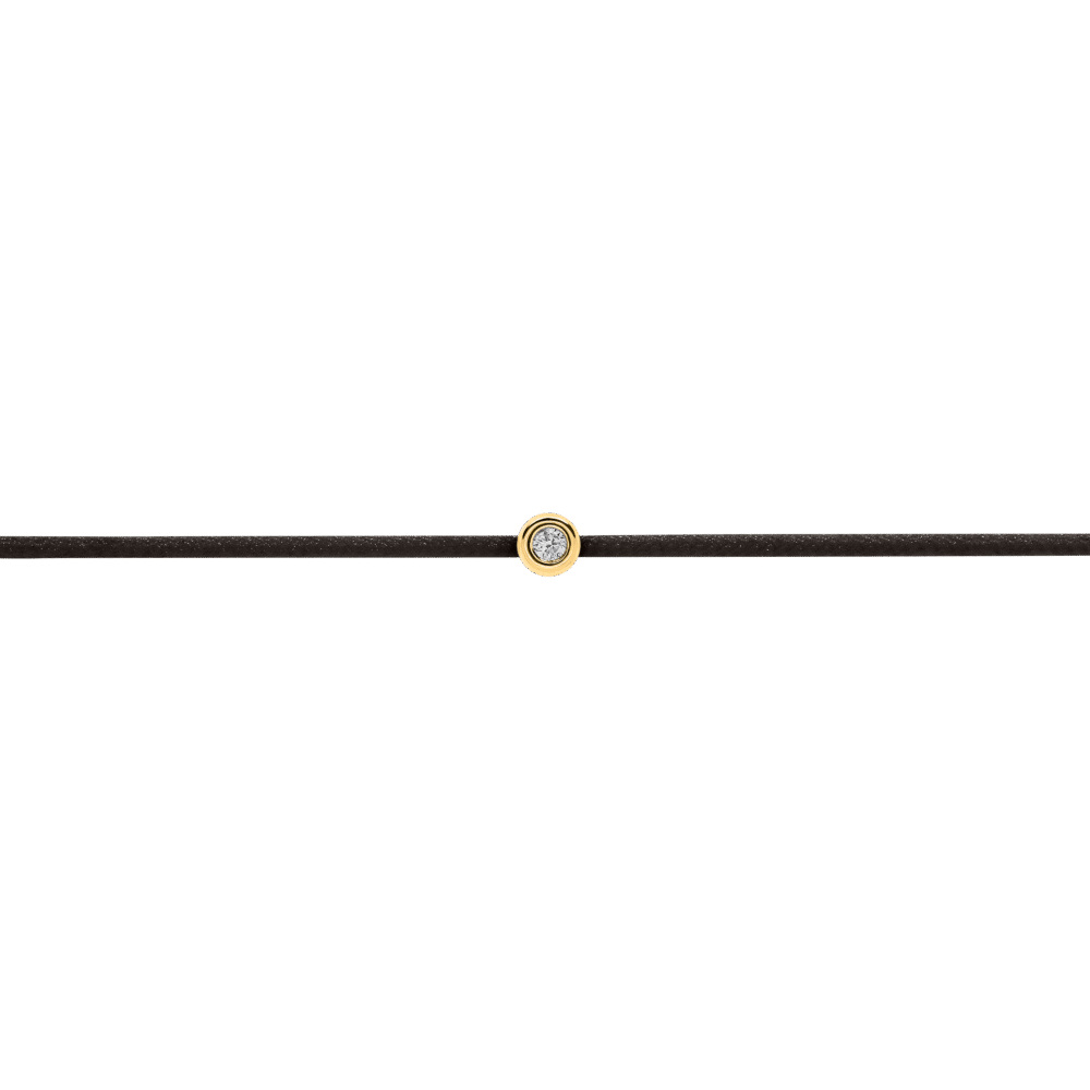Schwarzes Diamant-Fadenarmband