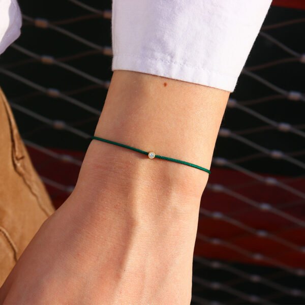 “Stability” Diamond String Bracelet