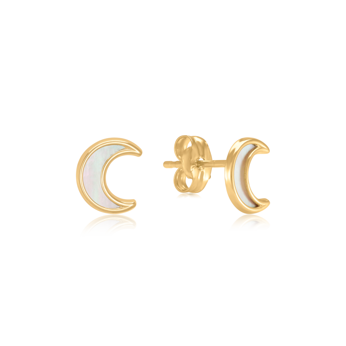 "Moon" Stud Earrings