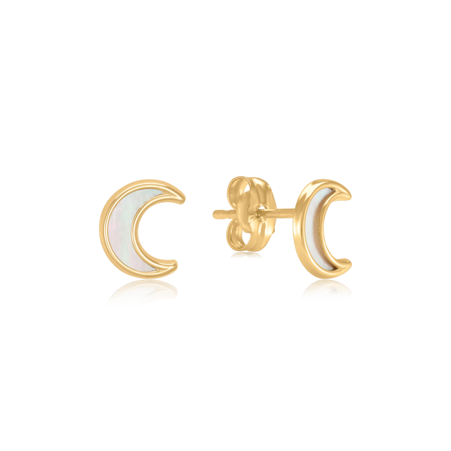 "Moon" Stud Earrings