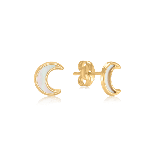 "Moon" Stud Earrings