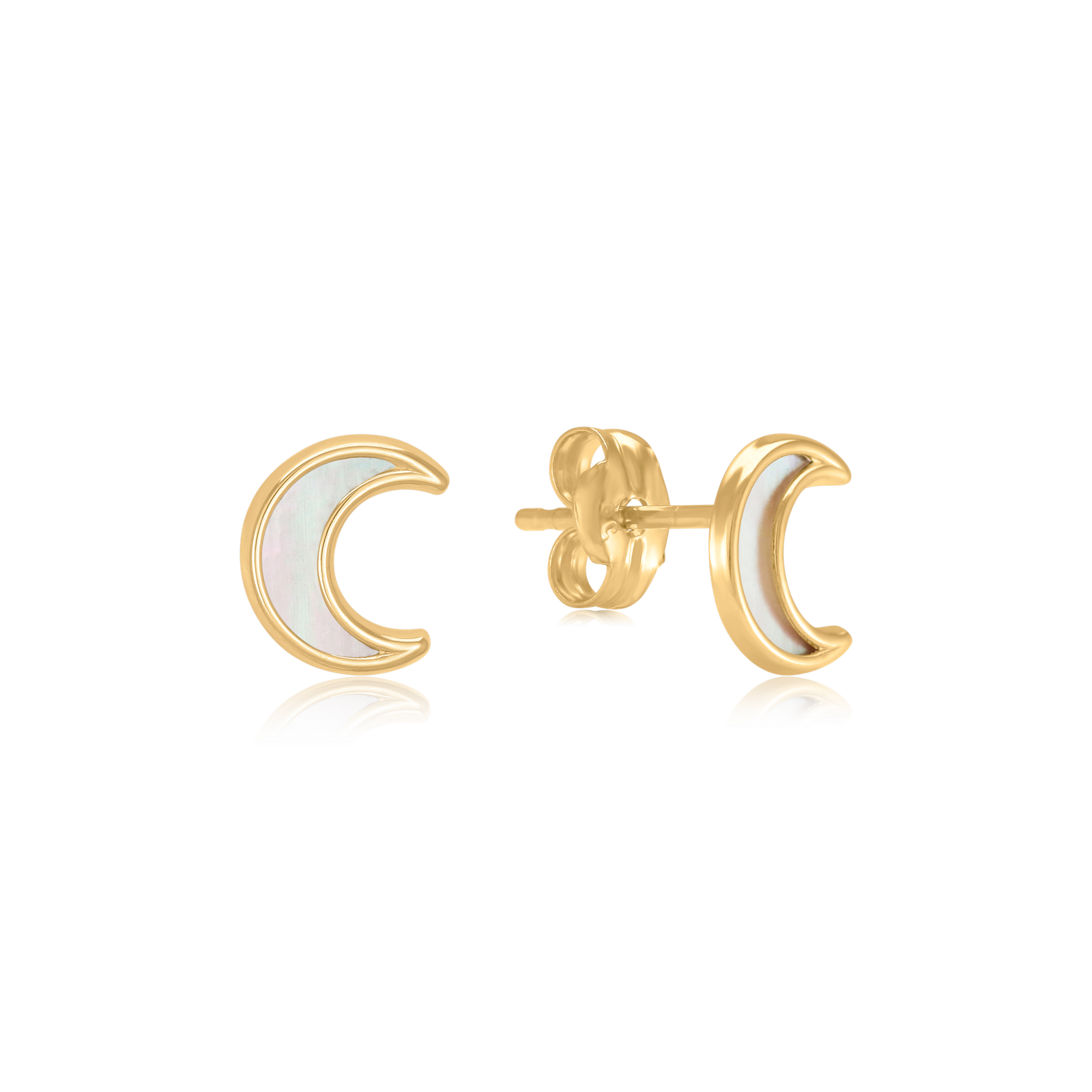 "Moon" Stud Earrings