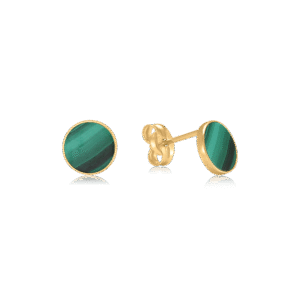 "Malachite" Stud Earrings