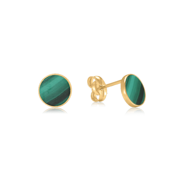 "Malachite" Stud Earrings