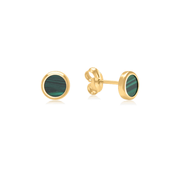 "Malachite" Stud Earrings
