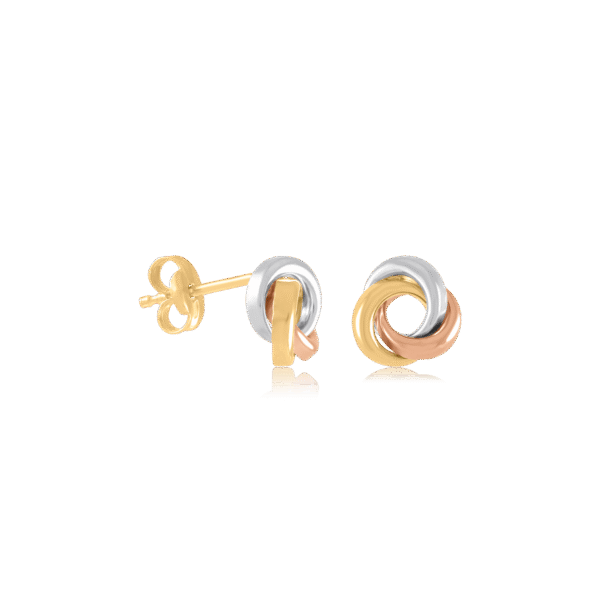 "Tricolor" Stud Earrings