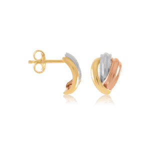 "Tricolor" Stud Earrings
