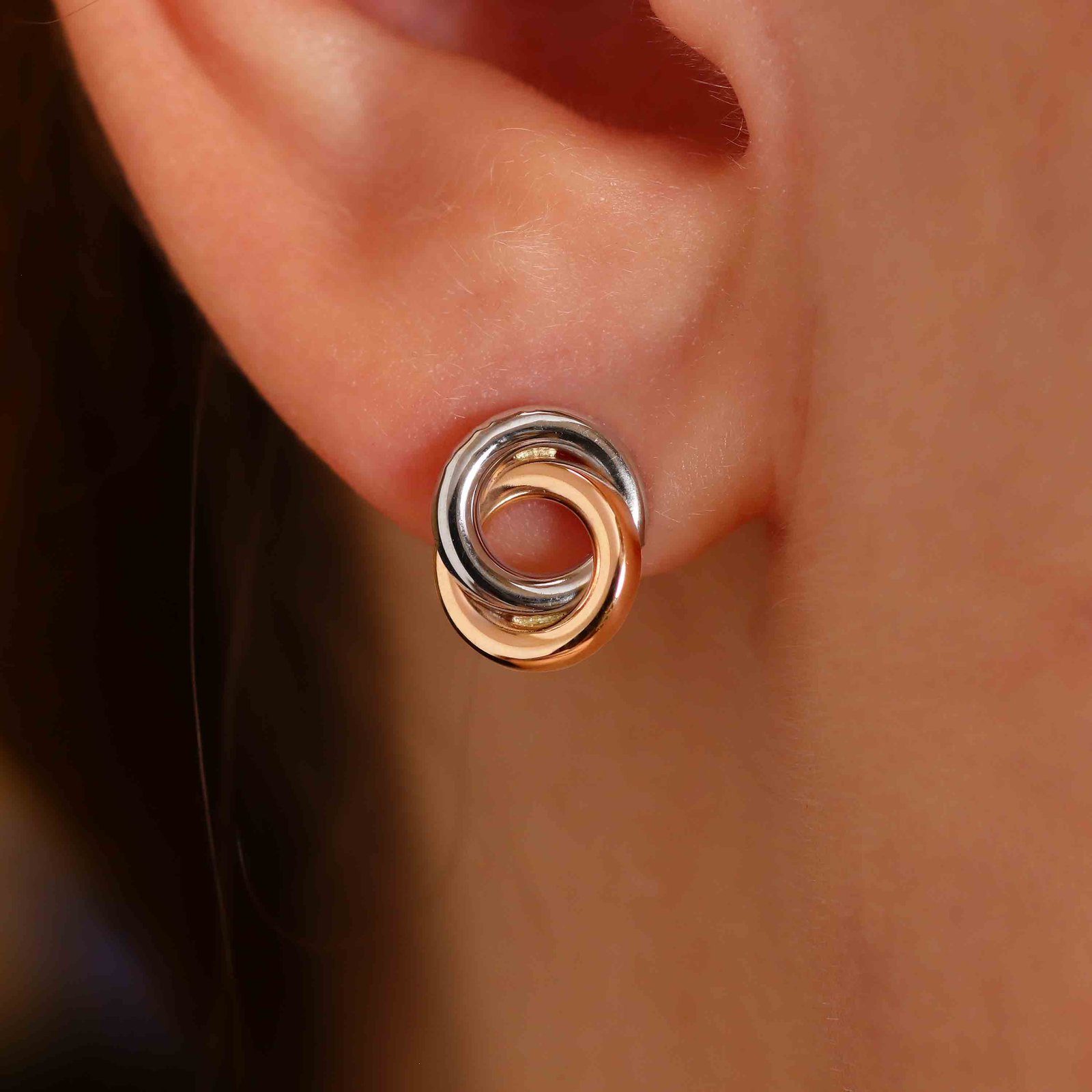 "Two-color" Stud Earrings