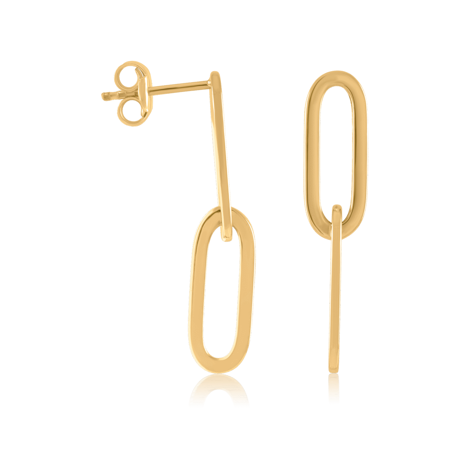 "Chain link" Stud Earrings