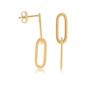 "Chain link" Stud Earrings
