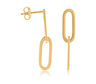 Ohrstecker "Kettenglied"