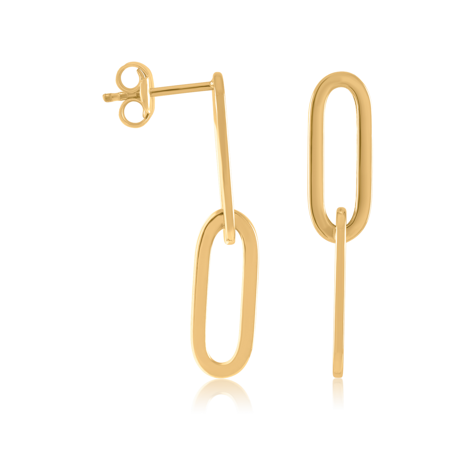 "Chain link" Stud Earrings