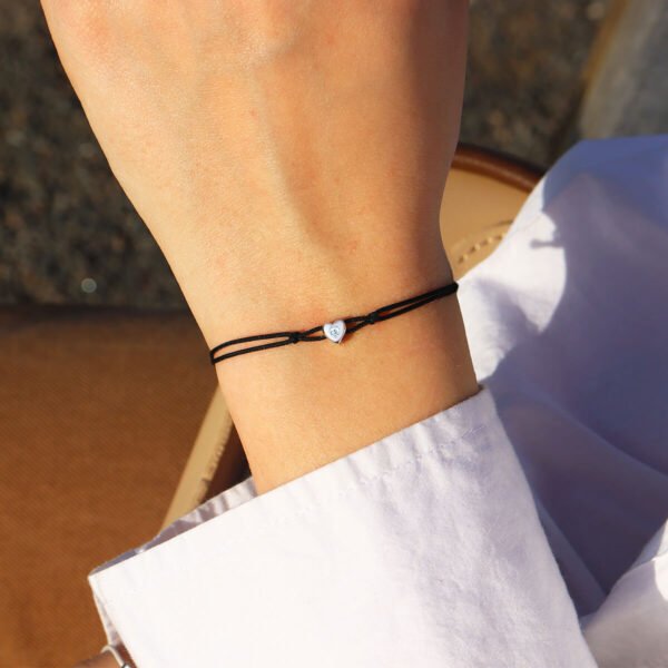 "Heart" Diamond String Bracelet