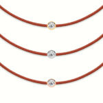 Kupfernes Diamant-Fadenarmband