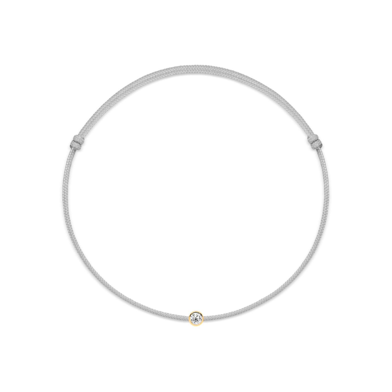 Bracciale con diamanti grigi