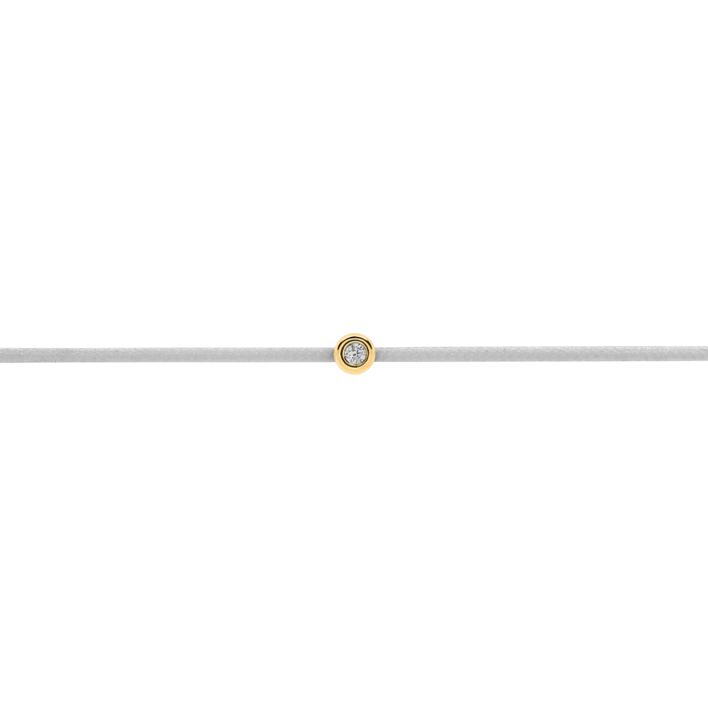 Graues Diamant-Fadenarmband
