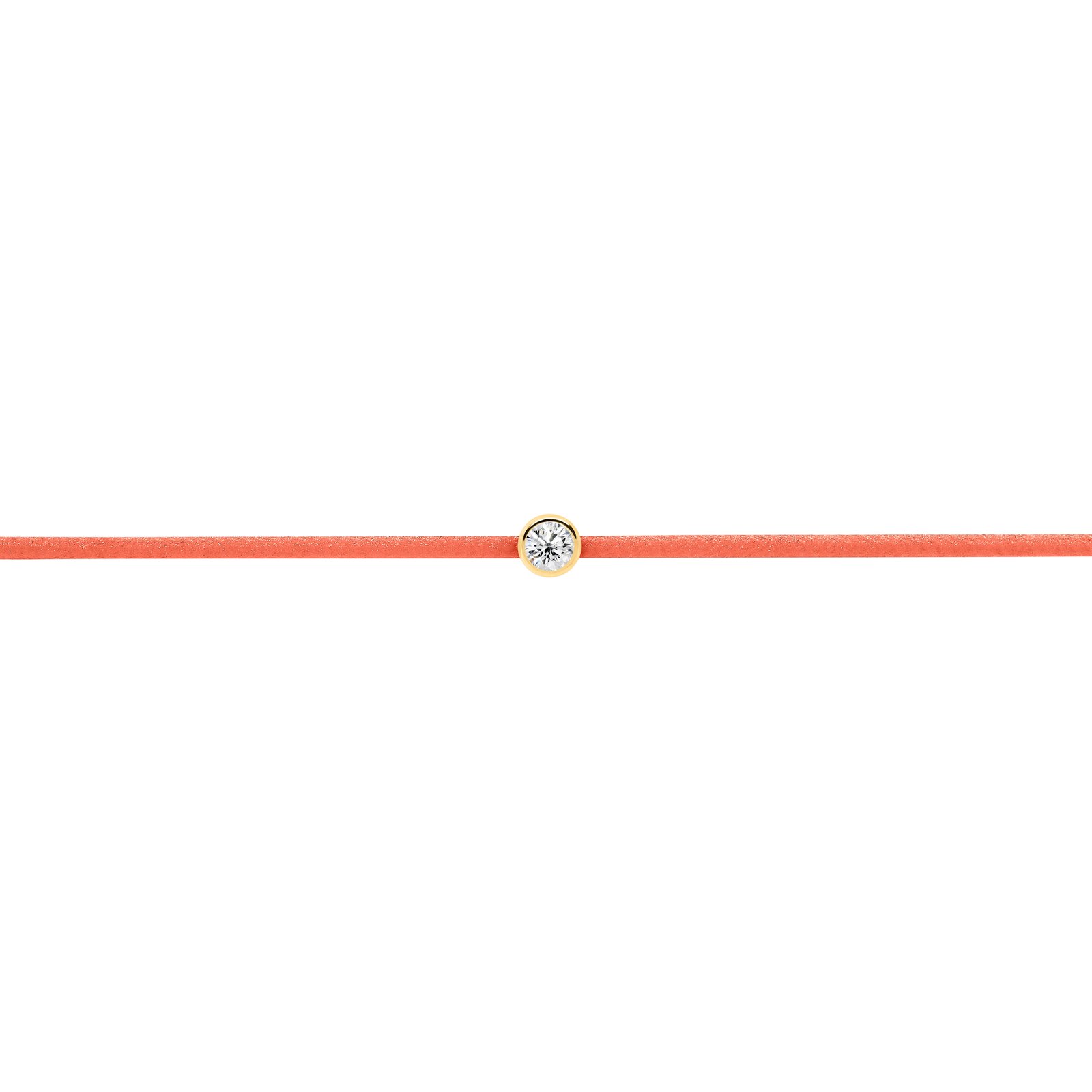 Bracelet de saumon et de diamants