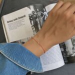 Salmon Diamond String Bracelet