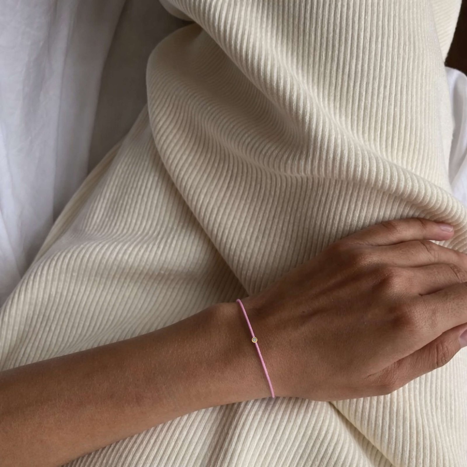Bracelet de diamants roses