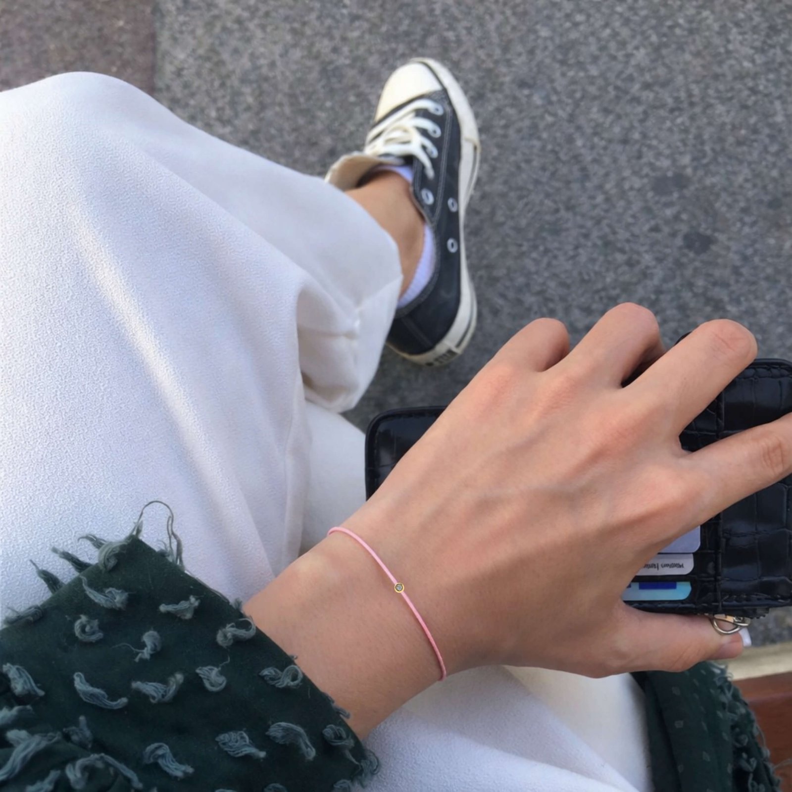 Bracelet de diamants roses