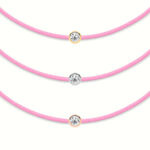 Pink Diamond String Bracelet