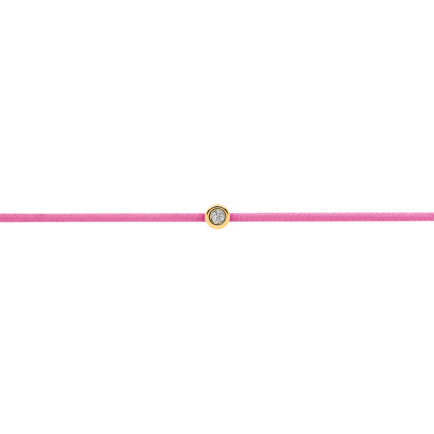 Pink Diamond String Bracelet