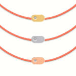 "Plate" Diamant-Lachs-String-Armband