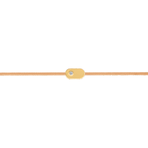 "Plate" Diamond Sand String Bracelet