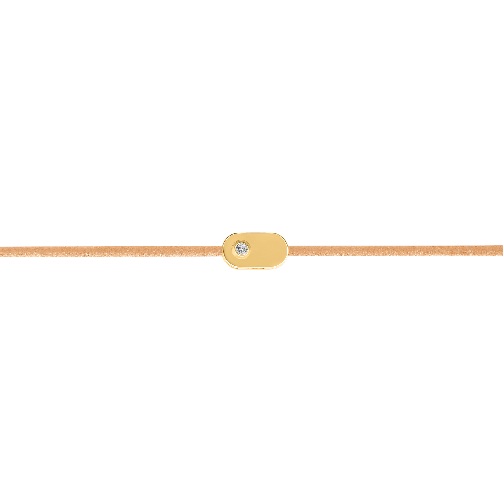 "Plate" Diamond Sand String Bracelet