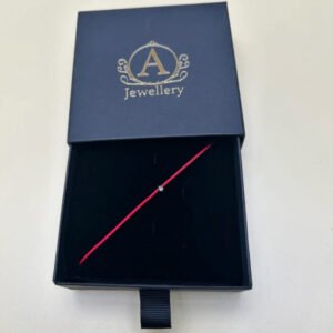 Beautiful, well designed diamond string bracelet. Diamond is cute and dainty, the size is perfect for the style of bracelet. Lovely packaging also