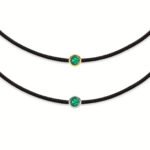 Schwarzes Smaragd-String-Armband