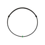Schwarzes Smaragd-String-Armband