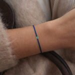 Pulsera de esmeraldas azules