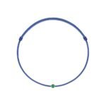 Pulsera de esmeraldas azules