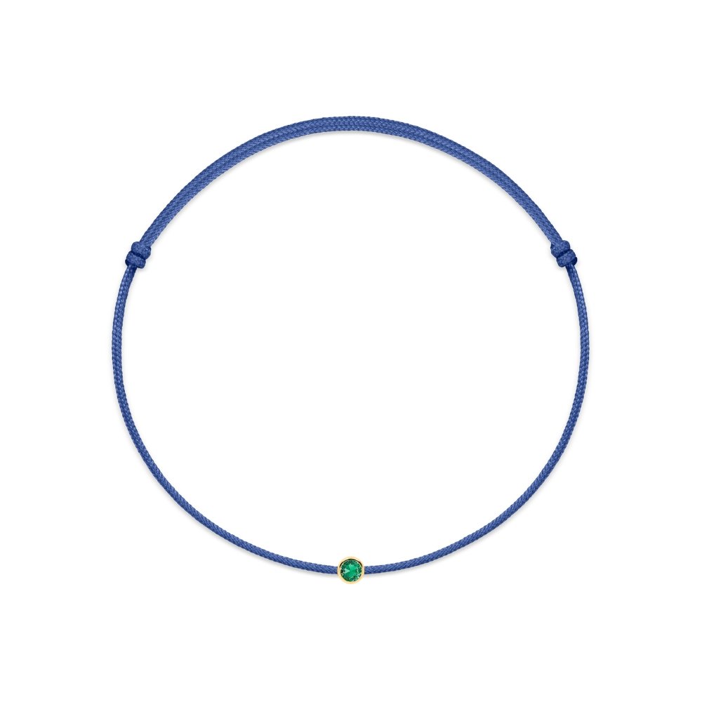 Pulsera de esmeraldas azules