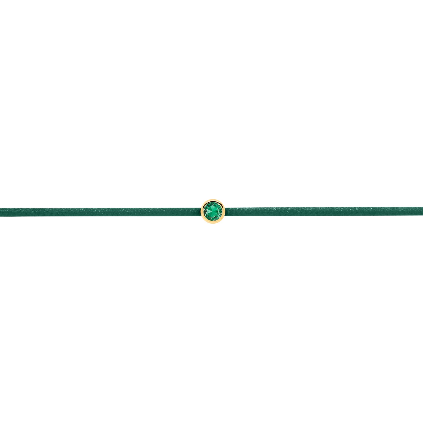 Green Emerald String Bracelet