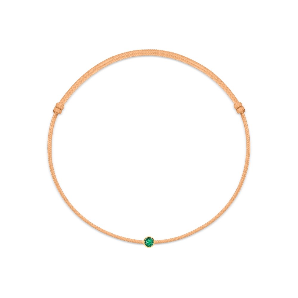 Sand-Smaragd-String-Armband